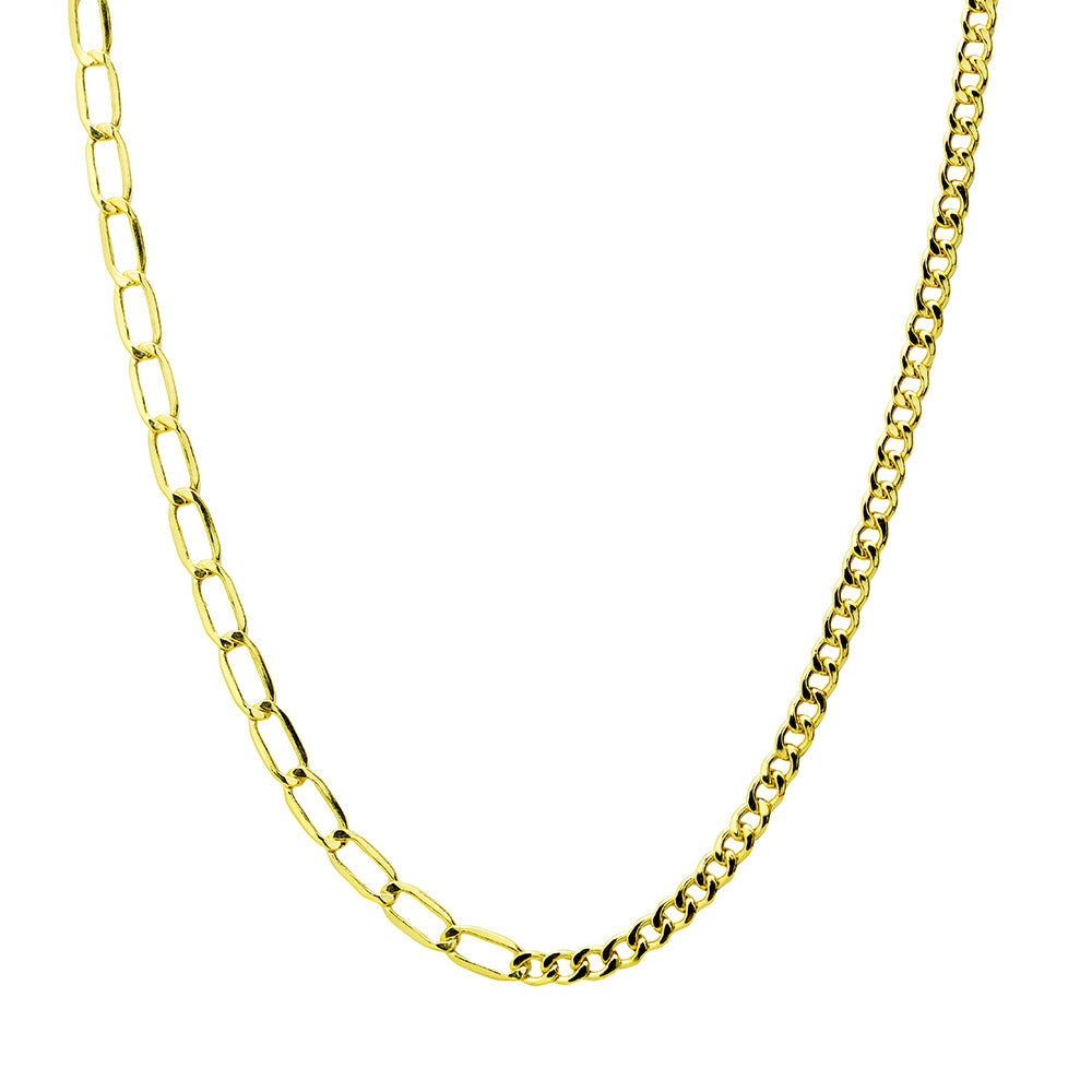 Conjunto Dollie Cadena y Pulsera en Oro Amarillo 9 Kilates