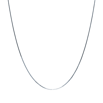 Cadena Veneciana 45cm en Oro Blanco 9 Kilates