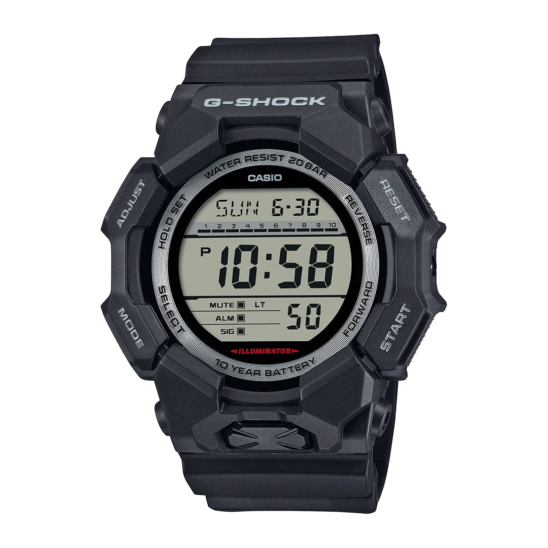 Reloj Casio G-SHOCK Hombre Digital Negro Carbono