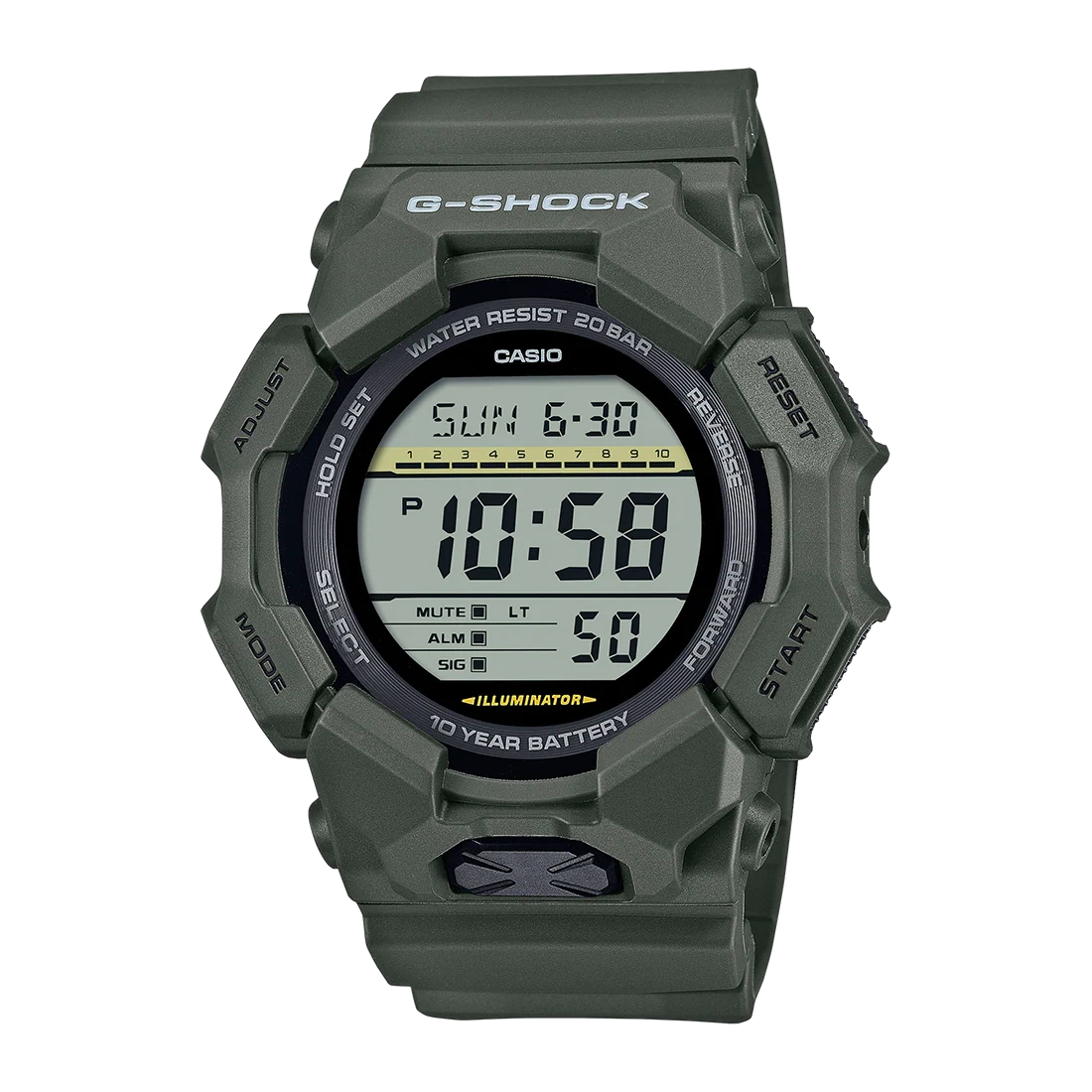 Reloj Casio G-SHOCK Hombre Digital Verde Oliva