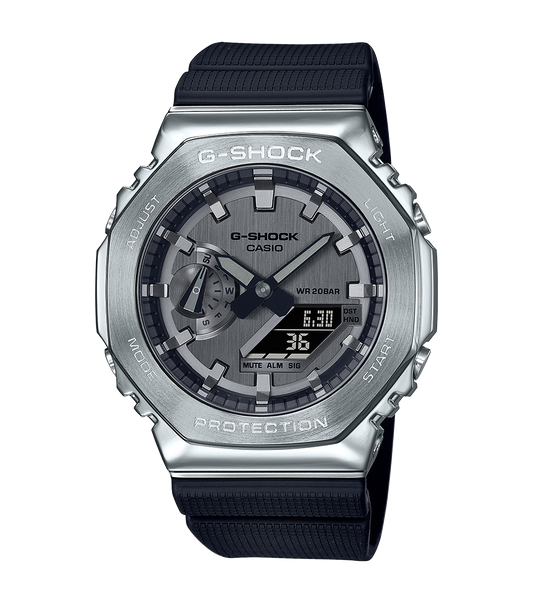 Reloj Casio G-SHOCK Hombre Anaógico-Digital Negro Acero Inoxidable