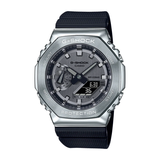 Reloj Casio G-SHOCK Hombre Anaógico-Digital Negro Acero Inoxidable