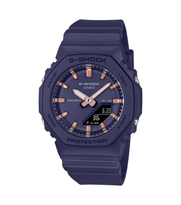 Reloj Casio G-SHOCK Mujer Anaógico-Digital Azul y Oro Rosa