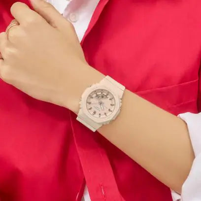 Reloj Casio G-SHOCK Mujer Anaógico-Digital Rosa y Oro Rosa