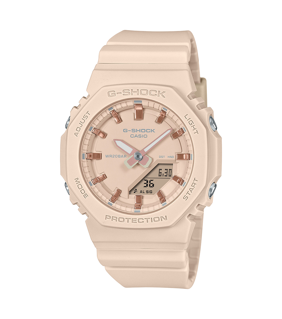 Reloj Casio G-SHOCK Mujer Anaógico-Digital Rosa y Oro Rosa
