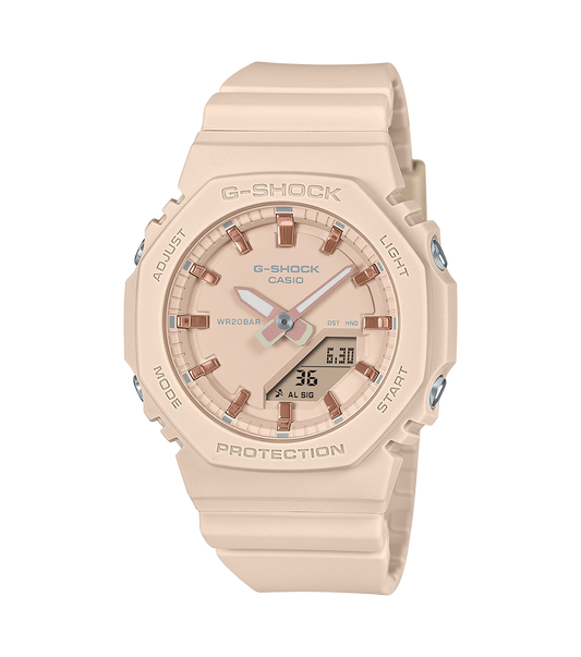 Reloj Casio G-SHOCK Mujer Anaógico-Digital Rosa y Oro Rosa