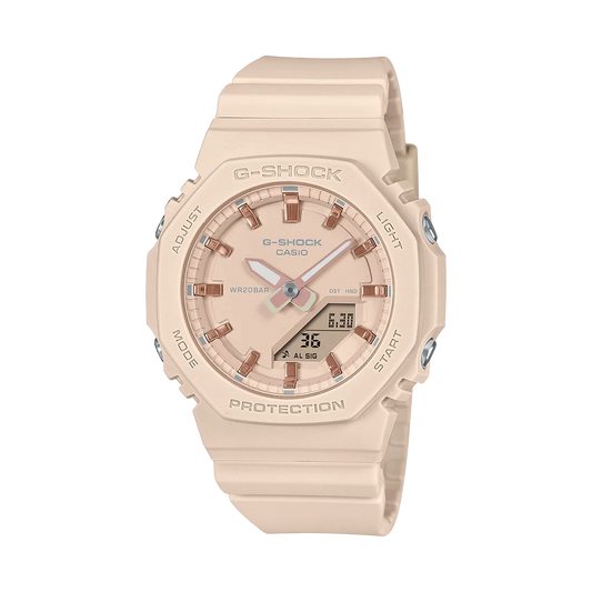 Reloj Casio G-SHOCK Mujer Anaógico-Digital Rosa y Oro Rosa