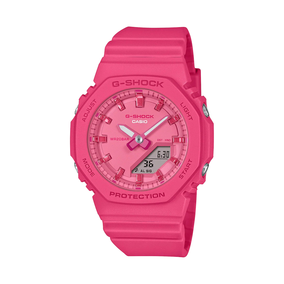 Reloj Casio G-Shock con Correa de Resina en Rosa