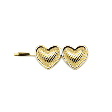 Horquilla Doble Corazón Acero Tesi García