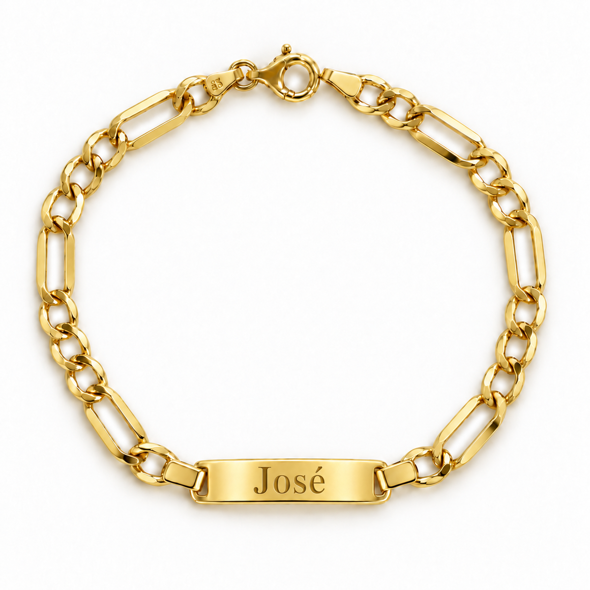 Pulsera Progresiva 3x1 Nomeolvides de Oro de 9 Quilates