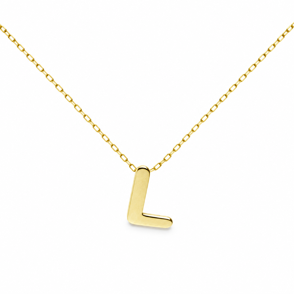 Gargantilla Letra de Oro de 9 Quilates