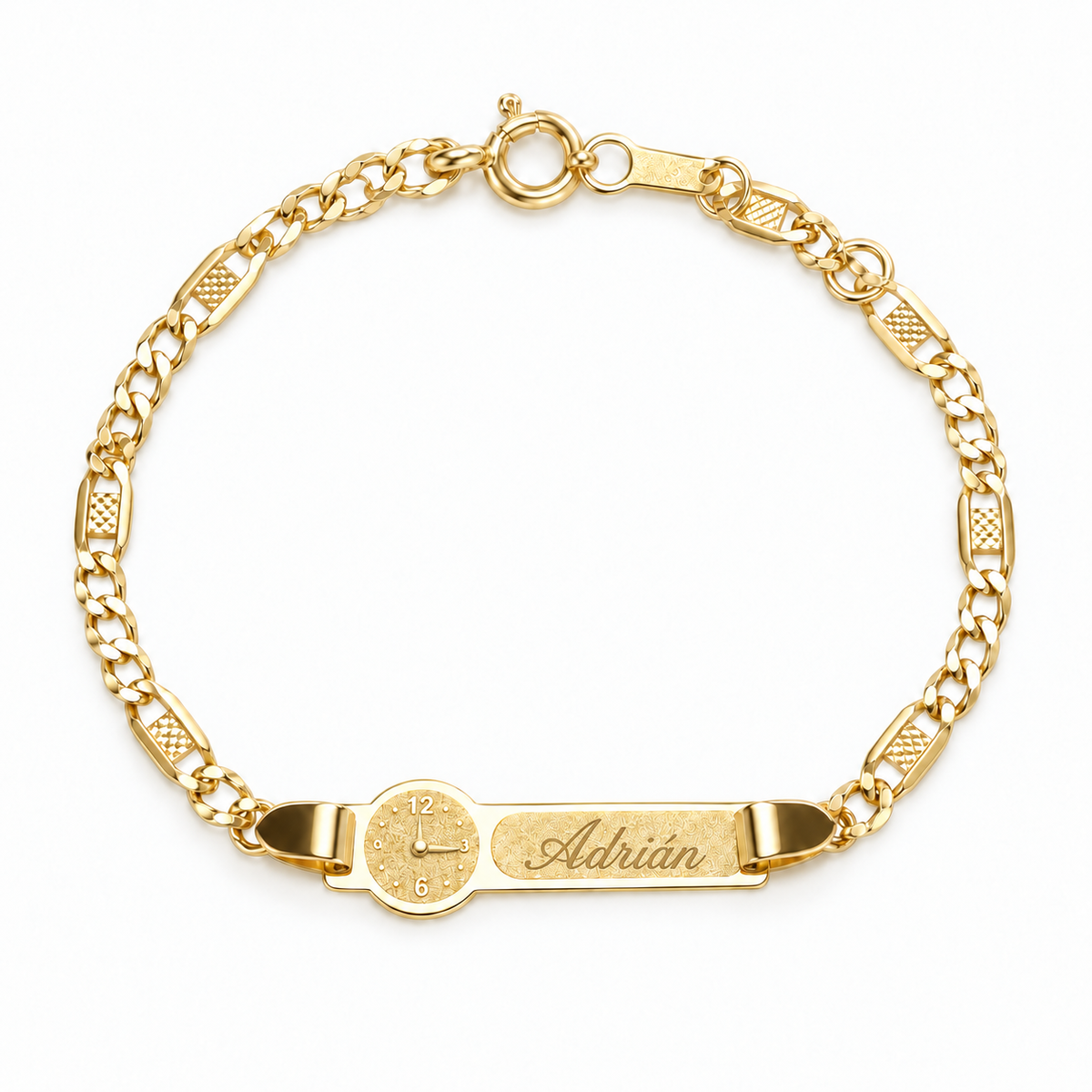 Pulsera Nomeolvides de Oro de 18 Quilates para Bebé