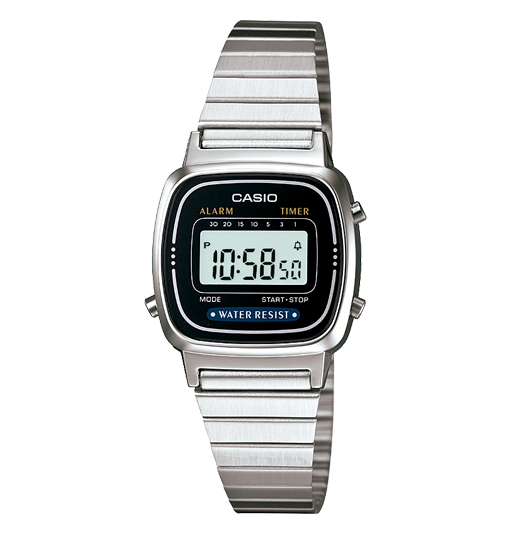 Reloj Casio Mujer Digital Classical Acero Inoxidable