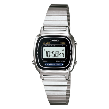 Reloj Casio Mujer Digital Classical Acero Inoxidable