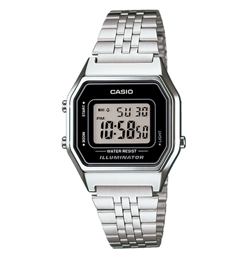 Reloj Casio Unisex Digital Classical Vintage Acero Inoxidable