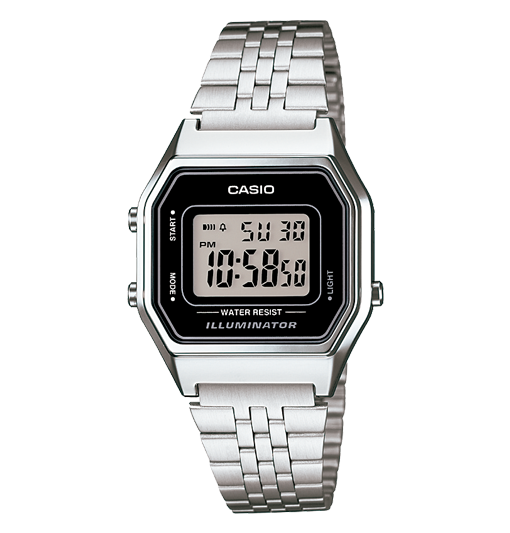 Reloj Casio Unisex Digital Classical Vintage Acero Inoxidable