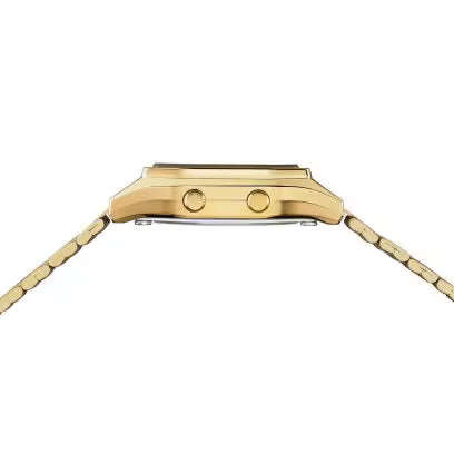 Reloj Casio Unisex Digital Classical Vintage Dorado Acero Inoxidable
