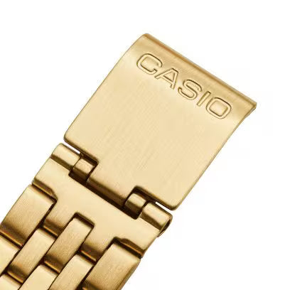 Reloj Casio Unisex Digital Classical Vintage Dorado Acero Inoxidable