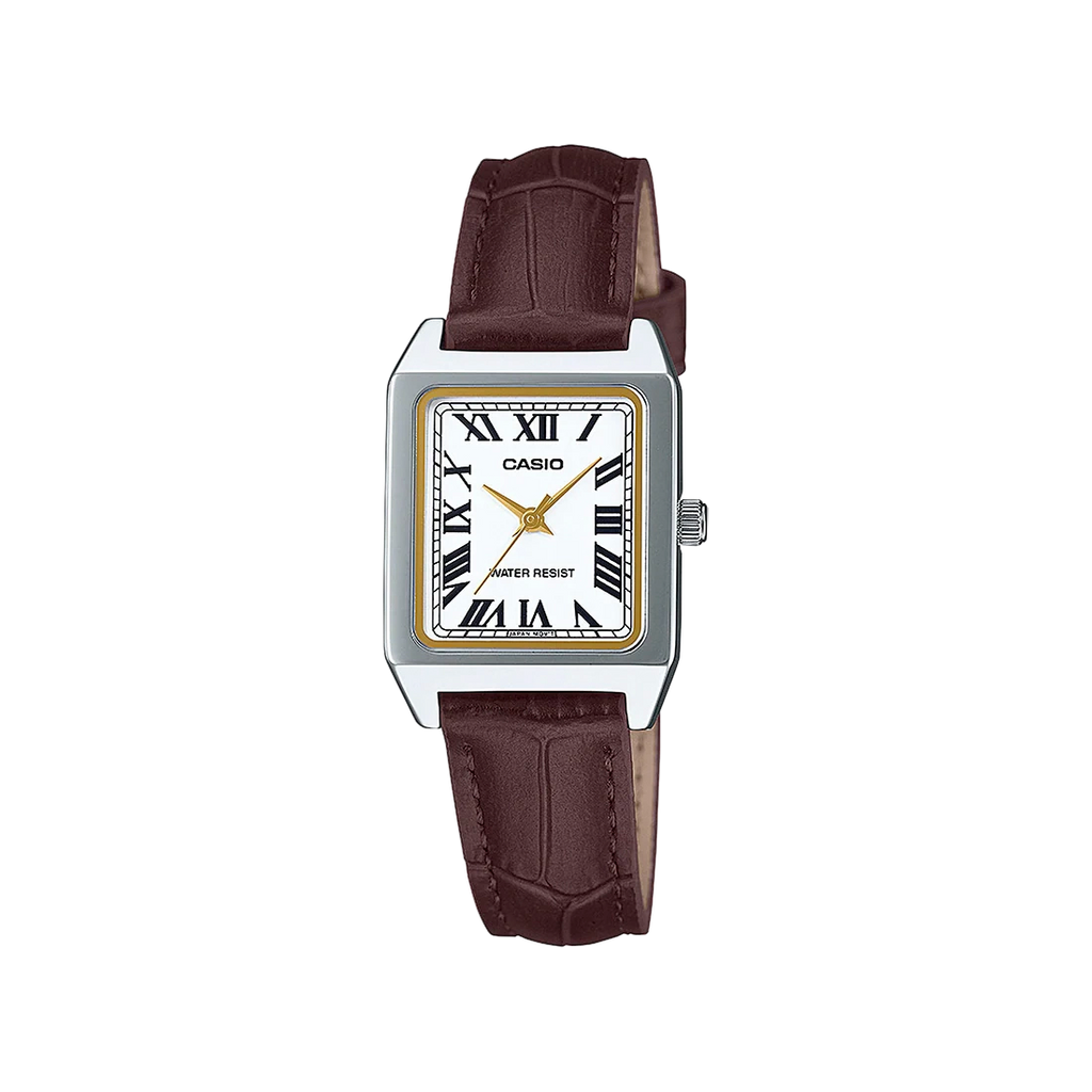 Reloj Casio Timeless con Correa de Piel