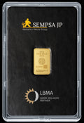 Lingote de Oro SEMPSA de 2,5 gramos