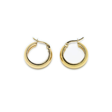 Pendientes Aro Bold 20mm Acero Tesi García