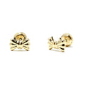 Pendientes Lazo de Oro de 9 Quilates