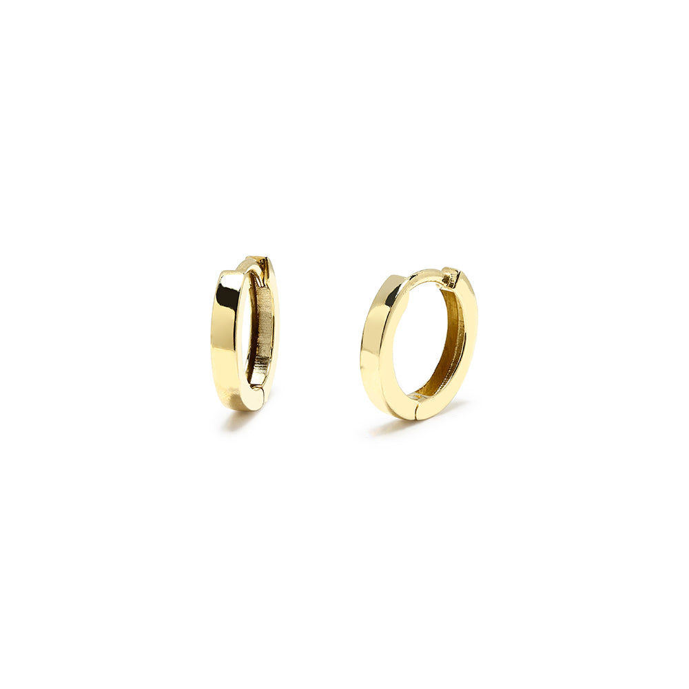 Pendientes Huggie de Oro de 9 Quilates