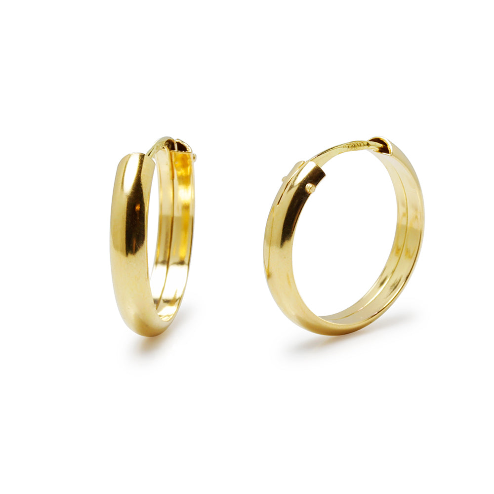 Pendientes de Aro de Oro de 9 Quilates