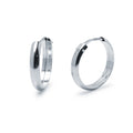 Pendientes de Aro de Oro Blanco de 9 Quilates