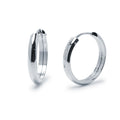 Pendientes de Aro de Oro Blanco de 9 Quilates