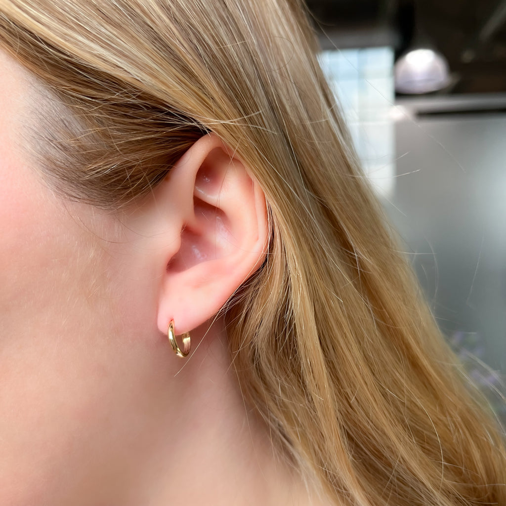 Pendientes de Aro de Oro de 9 Quilates