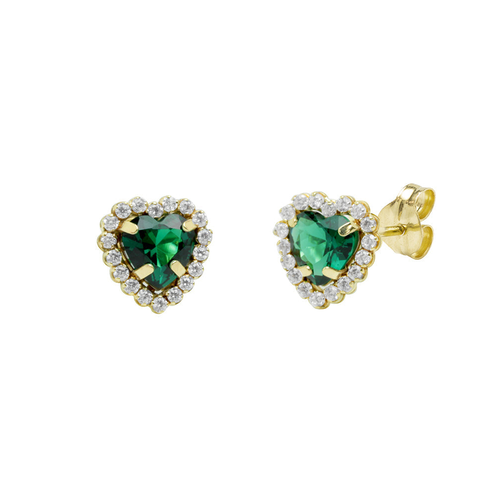 Conjunto Bella de Pendientes y Colgante en Oro Amarillo de 9 Kilates