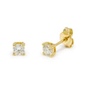 Pendientes con Diamantes de Oro de 18 Quilates