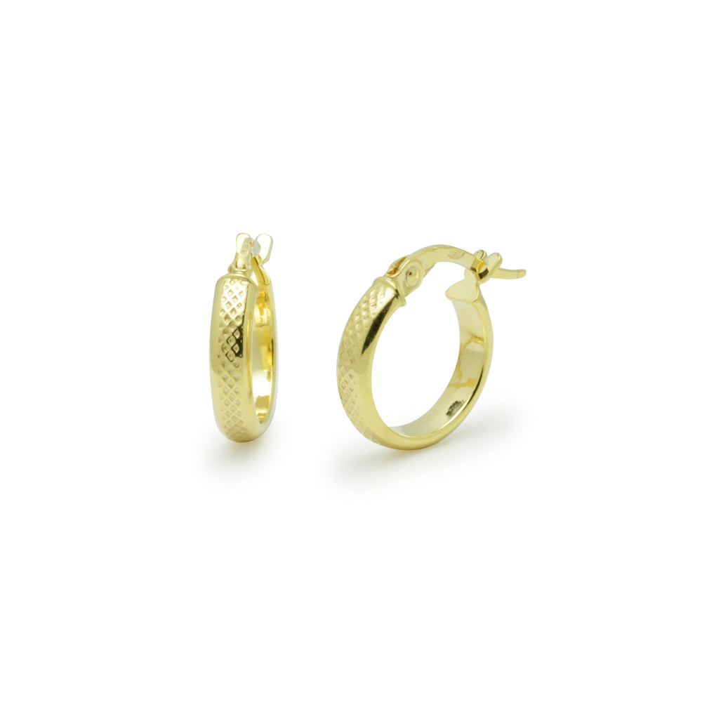 Pendientes Criollas de Oro de 9 Quilates