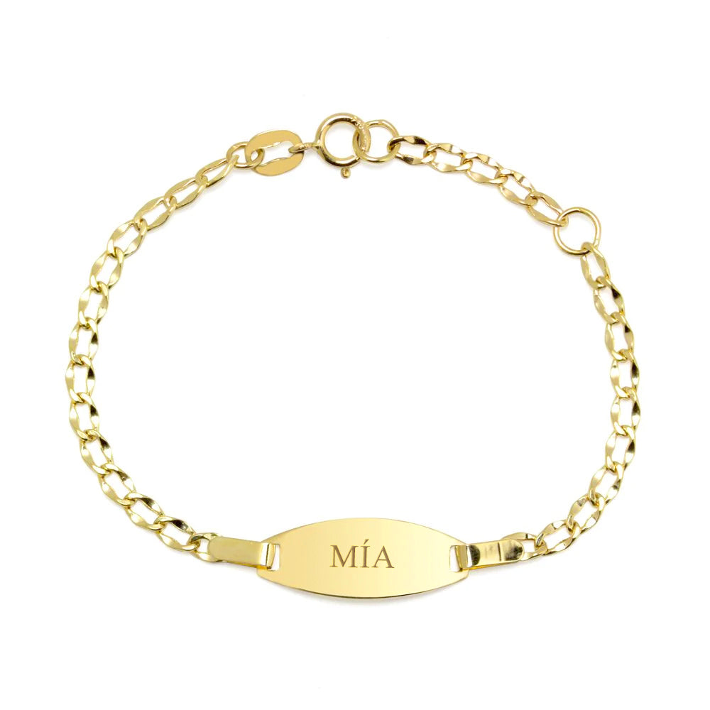 pulsera no me olvides mujer oro