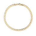 Pulsera Barbada 19 x 3,65 mm de Oro de 9 Quilates