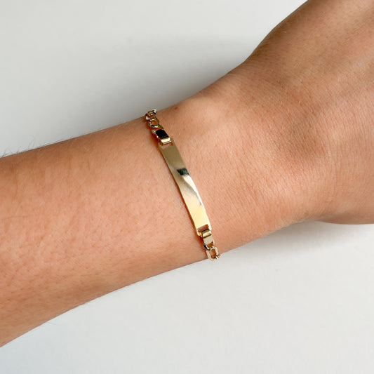 Pulsera No me olvides 3x1 en Oro Amarillo 9 Kilates