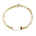 Pulsera Nomeolvides Progresiva de Oro de 9 Quilates para Bebé