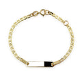 Pulsera Nomeolvides Travesino de Oro de 9 Quilates para Bebé