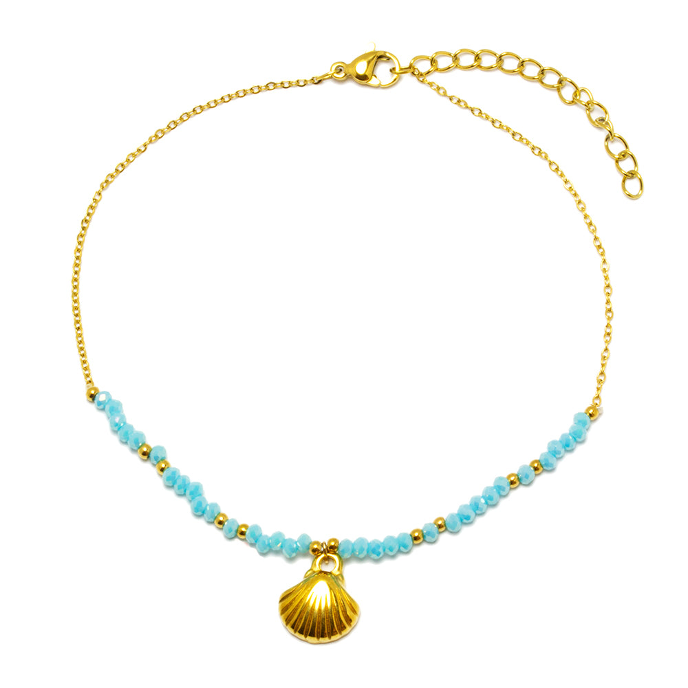 Pulsera Concha de Acero Inoxidable