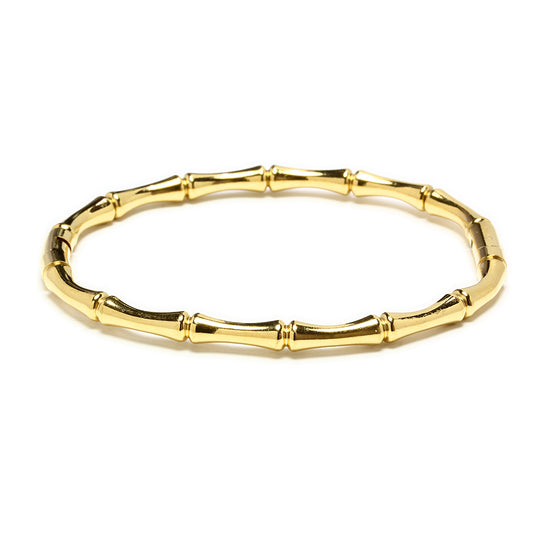 Pulsera Esclava Bambú Acero Tesi García