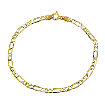 Pulsera Progresiva 19x3 en Oro Amarillo 18 Kilates