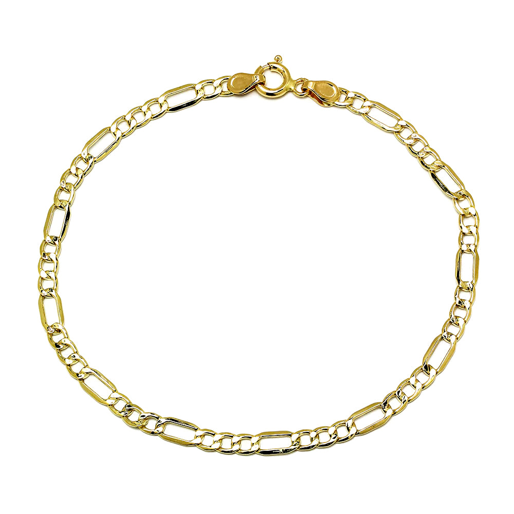 Pulsera Tres por Uno de Oro de 18 Quilates