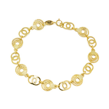 Pulsera eternidad en Oro Amarillo de 18 Kilates