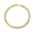 Pulsera Barbada de Oro de 9 Quilates