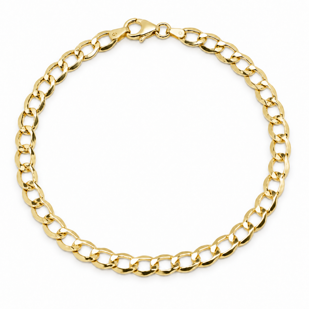 Pulsera Barbada de Oro de 18 Quilates