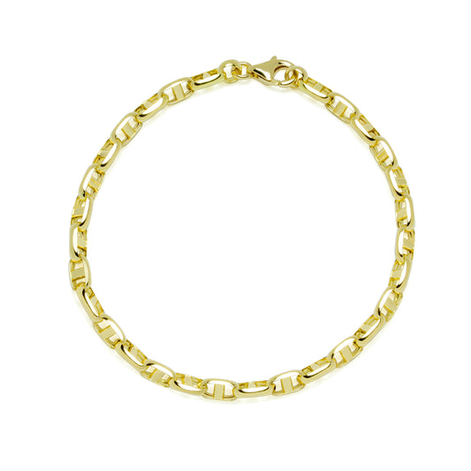 Pulsera Travesino 21x4,3 en Oro Amarillo 18 Kilates