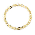 Pulsera Forzada de Oro de 9 Quilates