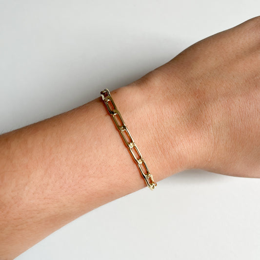 Pulsera Progresiva 19 cm Oro Amarillo 9 Kilates