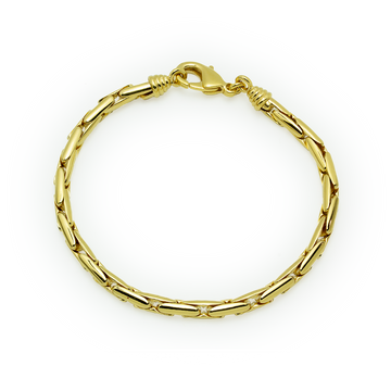 Pulsera Semirígida 19cm en Plaqué Oro